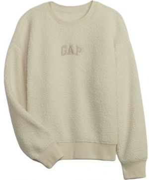 GAP V-FRCH COZY Chlapčenská mikina, béžová, veľkosť