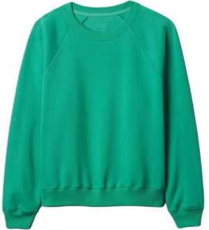 GAP NEW RAGLAN Dámska mikina, zelená, veľkosť