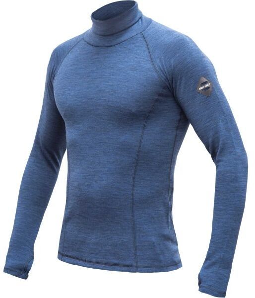 Sensor MERINO BOLD Pánske tričko s dlhým rukávom, modrá, veľkosť XXL