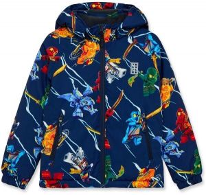 LEGO® kidswear LWJAD 603 Chlapčenská zimná bunda, tmavo modrá, veľkosť