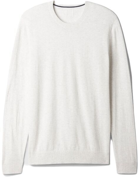 GAP V-CORE COTTON CREW Pánsky sveter, biela, veľkosť