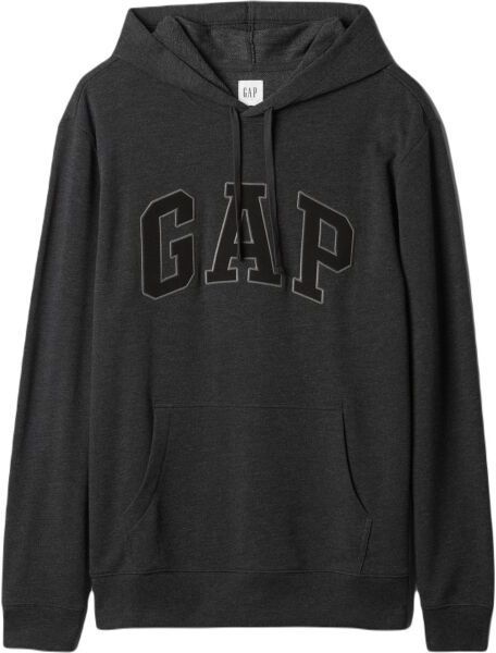 GAP FRENCH TERRY Pánska mikina, tmavo sivá, veľkosť