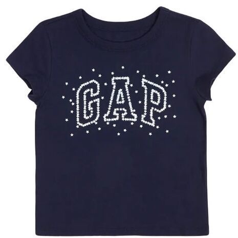 GAP VALUE LOGO GRAPHIC Detské tričko, tmavo modrá, veľkosť