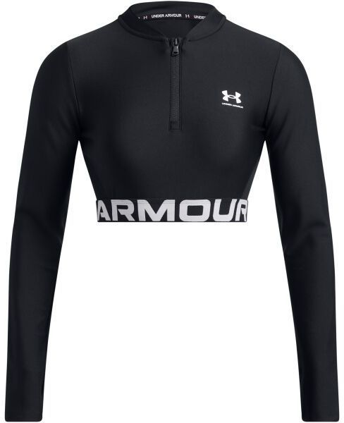 Under Armour HEATGEAR RIB Dámske tričko, čierna, veľkosť