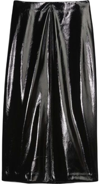 GAP FAUX LEATHER Dámska sukňa, čierna, veľkosť