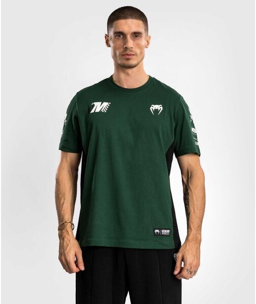 Venum MOTORSPORT T-SHIRT Pánske tričko, tmavo zelená, veľkosť