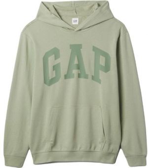 GAP LARGE TONAL LOGO Pánska mikina, svetlo zelená, veľkosť