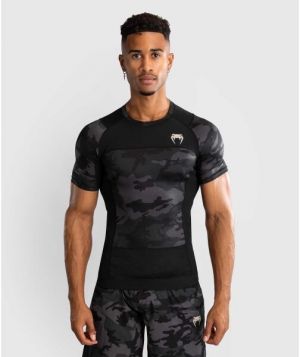 Venum G-FIT AIR RASHGUARD Pánske športové tričko, čierna, veľkosť