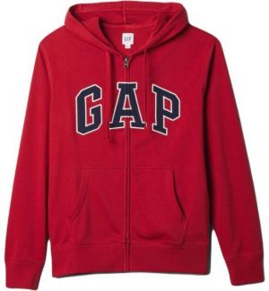 GAP HERITAGE Pánska mikina, červená, veľkosť