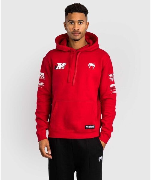 Venum MOTORSPORT HOODIE Pánska mikina, červená, veľkosť