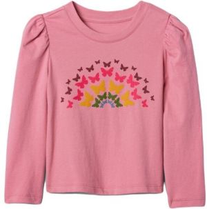 GAP BABY Detské tričko, ružová, veľkosť 5Y