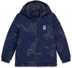 LEGO® kidswear LWJAD 602 Chlapčenská zimná bunda, tmavo modrá, veľkosť