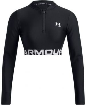 Under Armour HEATGEAR RIB Dámske tričko, čierna, veľkosť