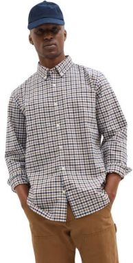 GAP V-LS STANDARD OXFORD Pánska košeľa, biela, veľkosť