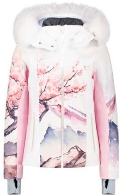 DIELSPORT ELLIE W Dámska lyžiarska bunda, biela, veľkosť