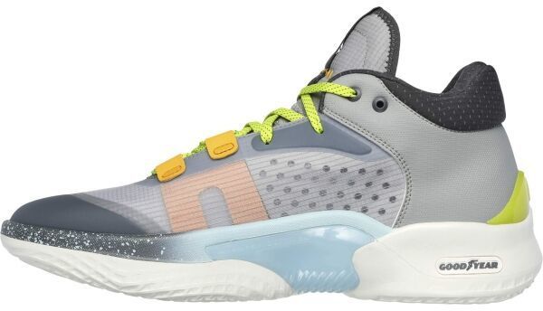 Skechers SKX RESAGRIP Pánska basketbalová obuv, sivá, veľkosť