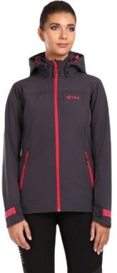 KILPI RAVIA Dámska softshellová bunda, tmavo sivá, veľkosť