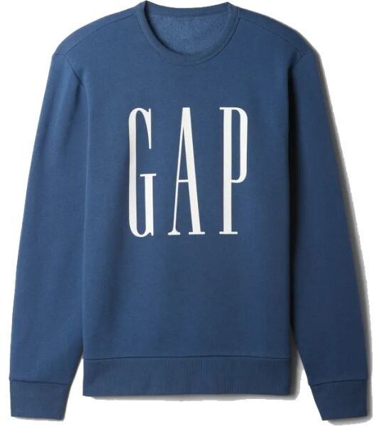 GAP FLEECE Pánska mikina, modrá, veľkosť