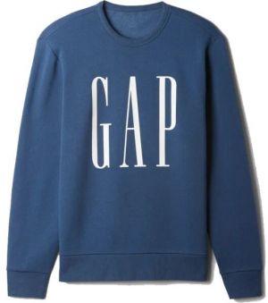 GAP FLEECE Pánska mikina, modrá, veľkosť