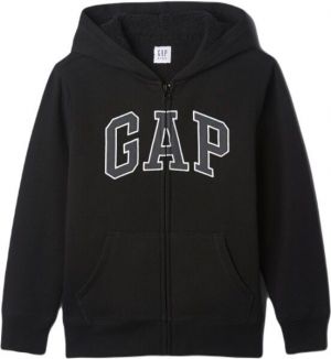 GAP V-OC COZY LOGO Chlapčenská mikina, čierna, veľkosť