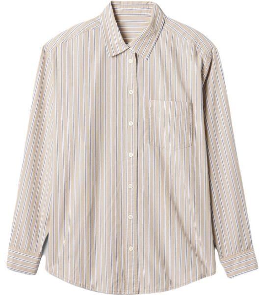 GAP BIG SHIRT Dámska košeľa, béžová, veľkosť