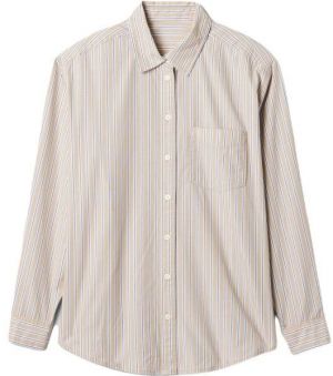 GAP BIG SHIRT Dámska košeľa, béžová, veľkosť