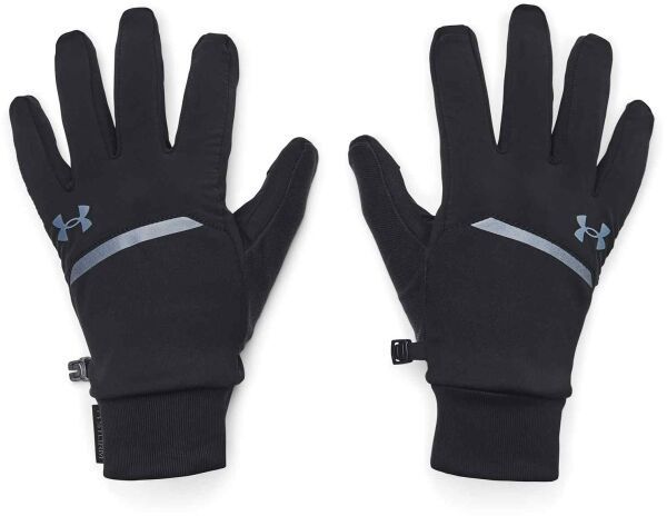 Under Armour STORM RUN Pánske rukavice, čierna, veľkosť S