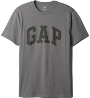 GAP BASIC LOGO Pánske tričko, tmavo sivá, veľkosť