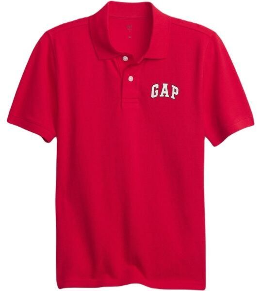 GAP LOGO PIQUE POLO Detské tričko, červená, veľkosť