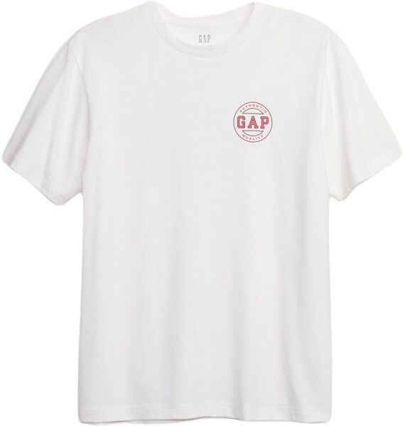 GAP NEON LOGO Pánske tričko, biela, veľkosť