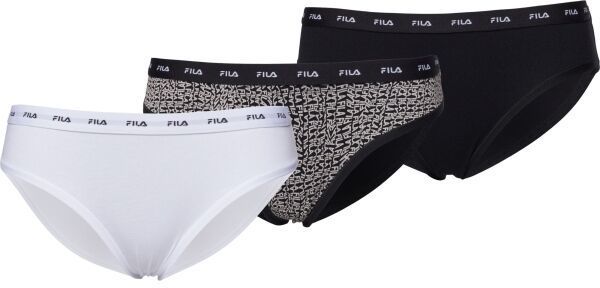 Fila BRIEF ELASTIC WITH LOGO Dámske nohavičky, čierna, veľkosť