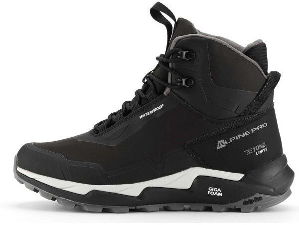 ALPINE PRO ELON Pánska outdoorová obuv, čierna, veľkosť