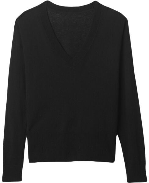 GAP LS LINEN SPLIT Dámsky sveter, čierna, veľkosť