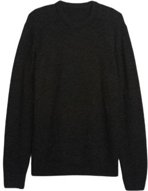 GAP V-WARMEST CREW Pánsky sveter, čierna, veľkosť