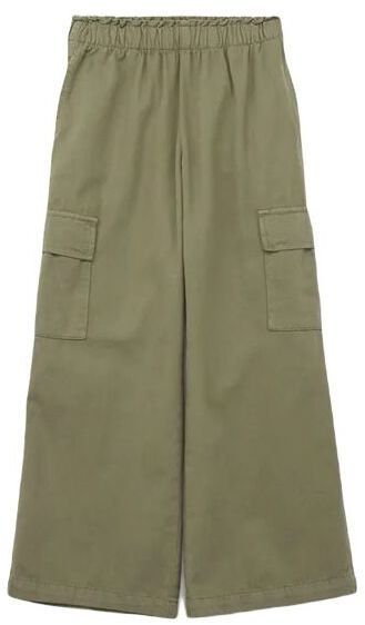 GAP WOV WIDE LEG Dievčenské nohavice, khaki, veľkosť