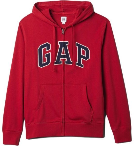 GAP HERITAGE Pánska mikina, červená, veľkosť