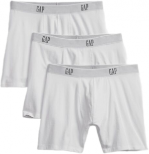 GAP V-3PK BASIC Pánske trenírky, biela, veľkosť