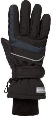 LOAP RUBI Detské rukavice, čierna, veľkosť 10Y