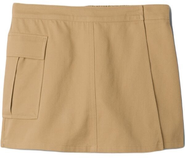 GAP UTILITY WRAP Dievčenská kraťasová sukňa, béžová, veľkosť