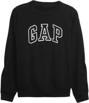 GAP HERITAGE CREW Dámska mikina, čierna, veľkosť
