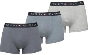Tommy Hilfiger COTTON ESSENTIALS 3P Pánske trenírky, sivá, veľkosť