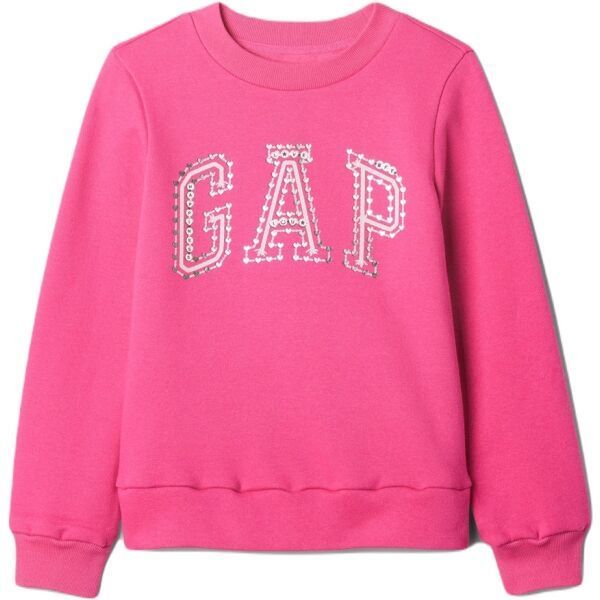 GAP V-LOGO Dievčenská mikina, ružová, veľkosť