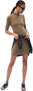 GAP MODERN Dámske šaty, khaki, veľkosť