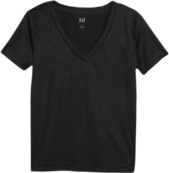 GAP SS ORGANIC VINT Dámske tričko, čierna, veľkosť