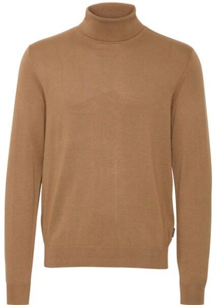 BLEND PULLOVER Pánsky sveter, hnedá, veľkosť