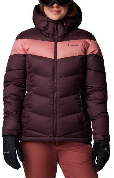 Columbia ABBOTT PEAK™ II INSULATED JACKET Dámska lyžiarska bunda, vínová, veľkosť