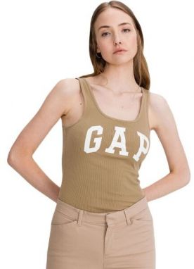 GAP TANK LOGO 2 PACK Dámske tielko, hnedá, veľkosť