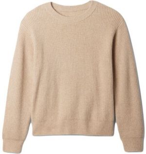 GAP CASHSOFT CREW Chlapčenský sveter, béžová, veľkosť