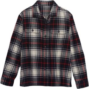 GAP LS FLANNEL Chlapčenská košeľa, čierna, veľkosť