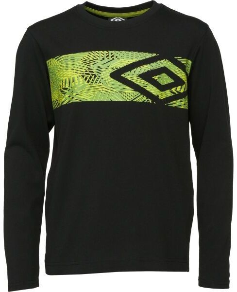 Umbro KEIS Chlapčenské tričko, čierna, veľkosť 128-134